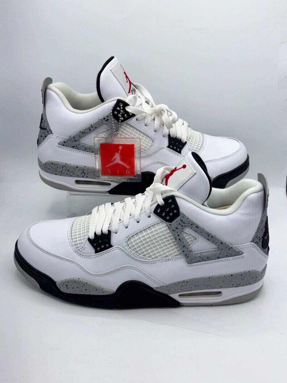 Jordan 4 Retro White Cement 2016 Men's Size 12)